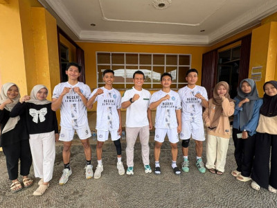 Kegiatan basket 3 vs 3 Di sibinuang